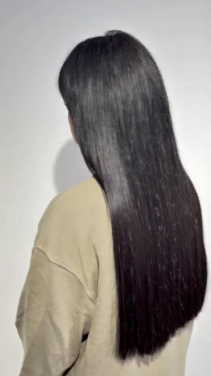 Résultat d'une pose très longue sur cheveux foncés